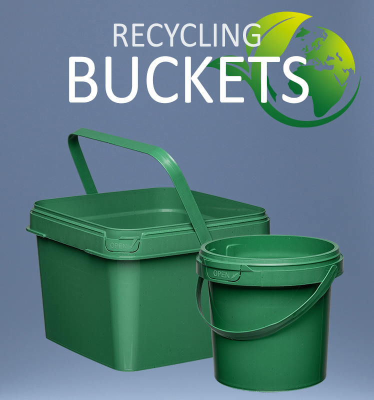 RECYCLED MATERIAL BUCKETS