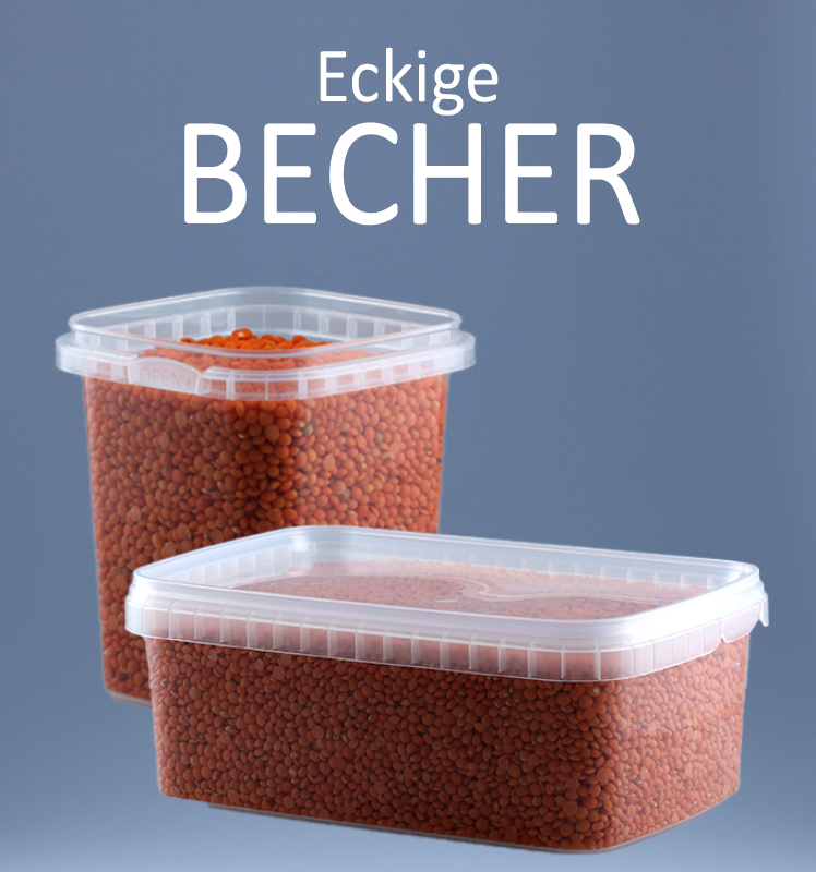 ECKIGE BECHER