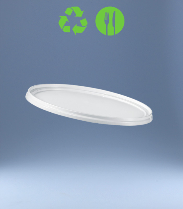 LID FOR 3,0 AND 3,7 ROUND-BUCKET (LB) / WHITE