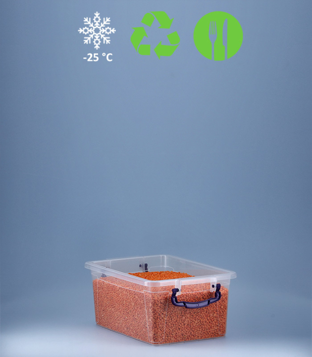 BikaBox - Tiefkühlfähige Aufbewahrungsbox mit Deckel 3 L