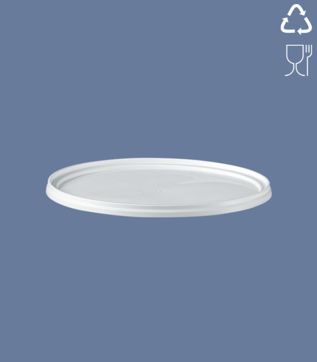 LID FOR 10,9 L ROUND-BUCKET / EKO (LB) WHITE