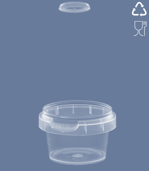 RUND-BECHER TOP 30 ML / Ø 48 mm / TRANSPARENT