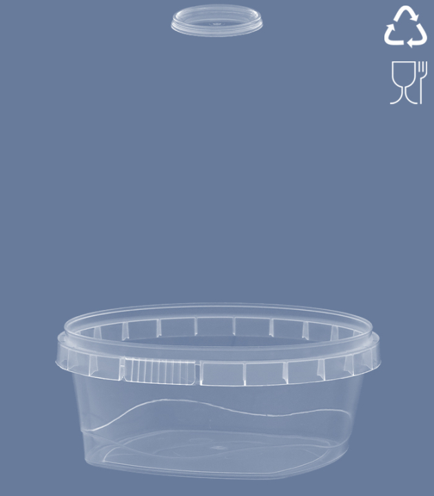 ROUND-CUP 150 ML DESIGN Ø 94 mm / TRANSP.