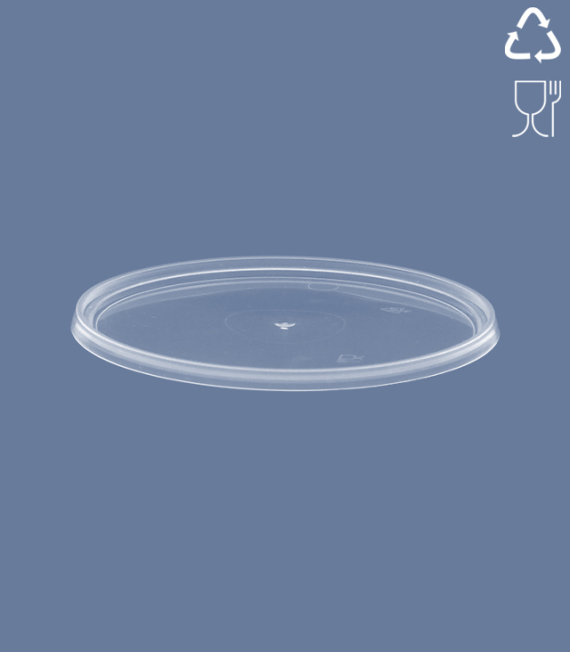 LID FOR ROUND-CUP DM Ø 94 mm / TRANSP.