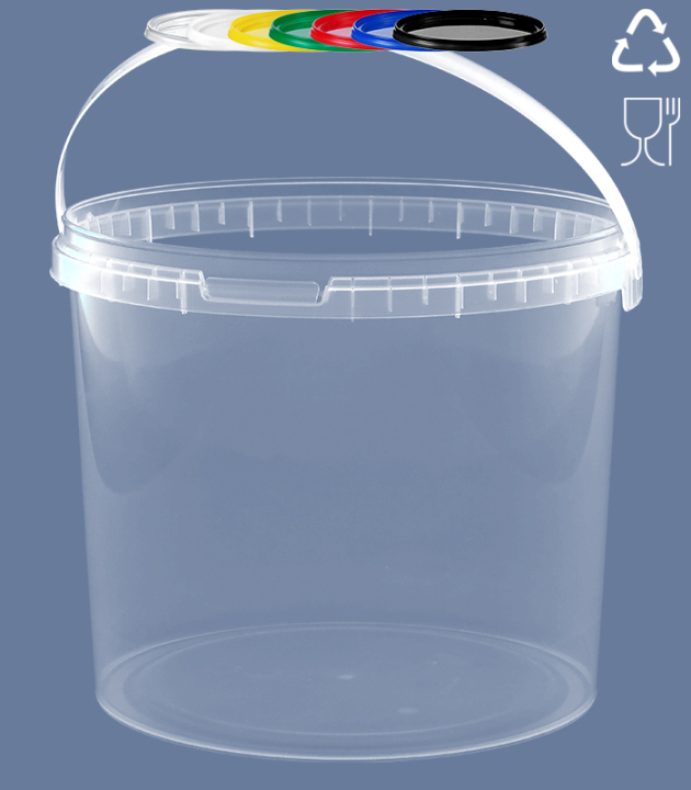 ROUND-BUCKET 5,5 L / TRANSPARENT