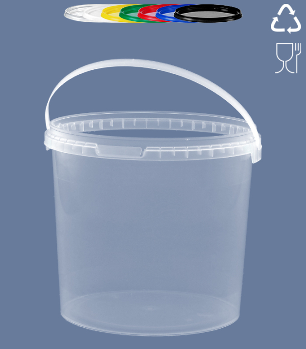 ROUND-BUCKET 2,5 L / TRANSPARENT