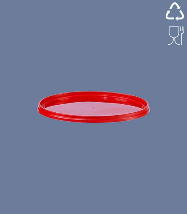 LID FOR 2,5 L ROUND-BUCKET / RED