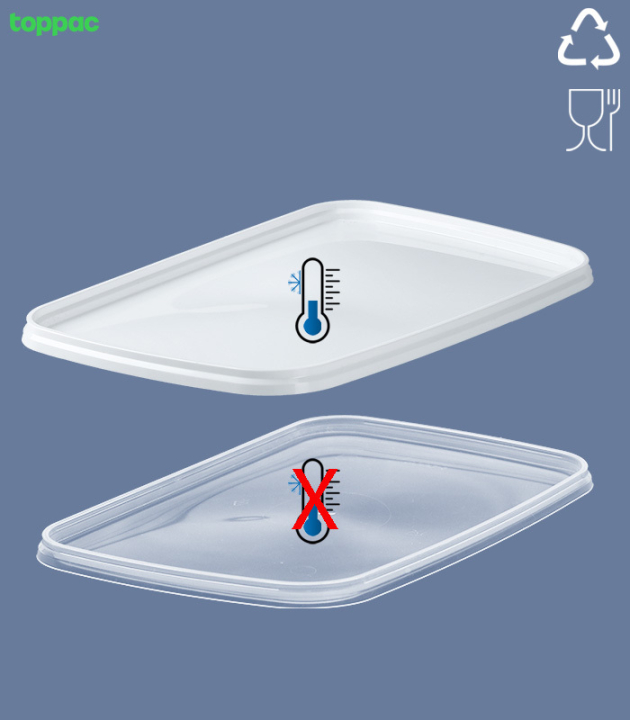 RECTANGULAR-CUP 600 ML / 192 x 128 mm / TRANSP.