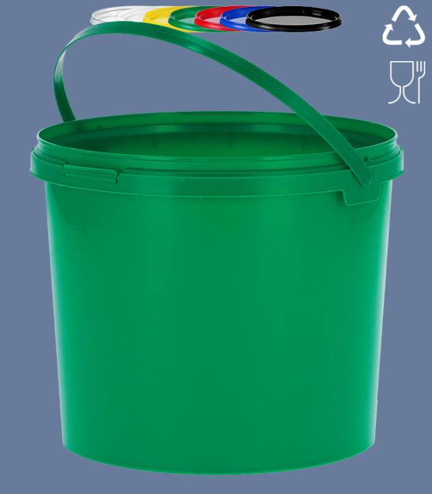 RUND-EIMER 5,5 L / GRÜN