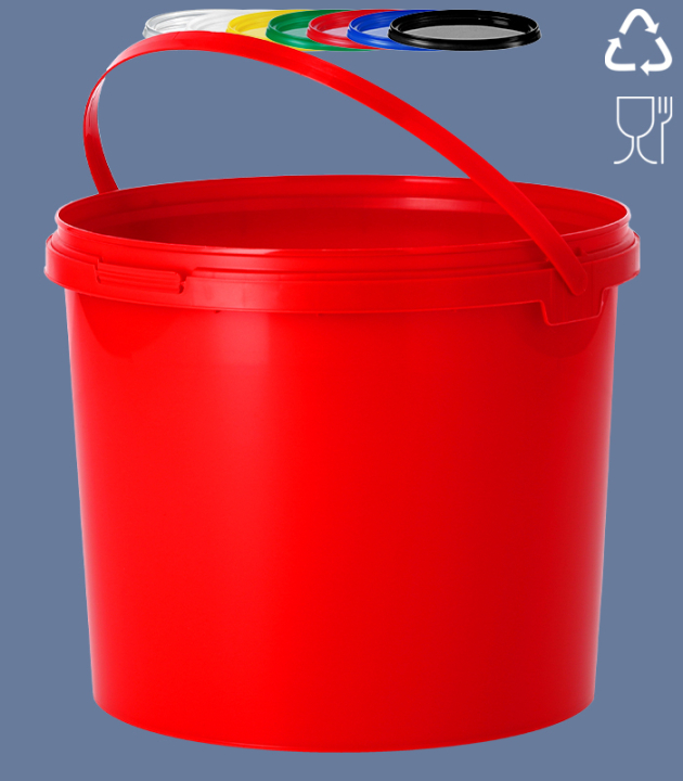 RUND-EIMER 5,5 L / ROT