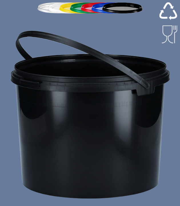 RUND-EIMER 10,9 L EKO (LB) / SCHWARZ