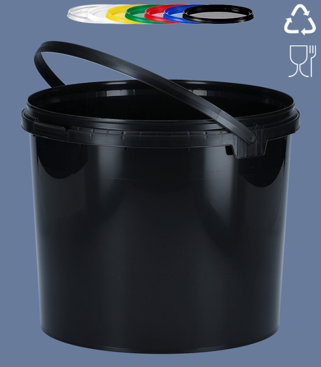 ROUND-BUCKET 5,5 L / BLACK