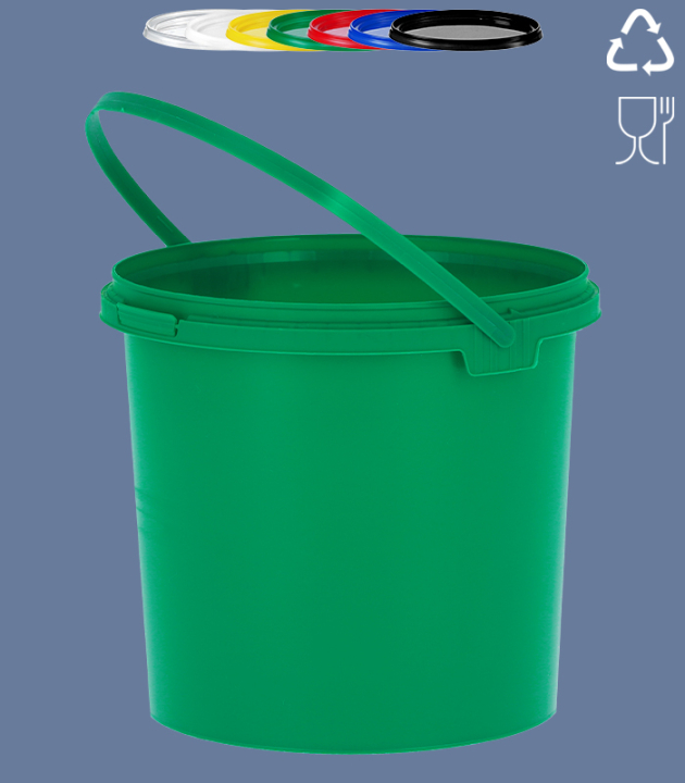 RUND-EIMER 2,5 L / GRÜN