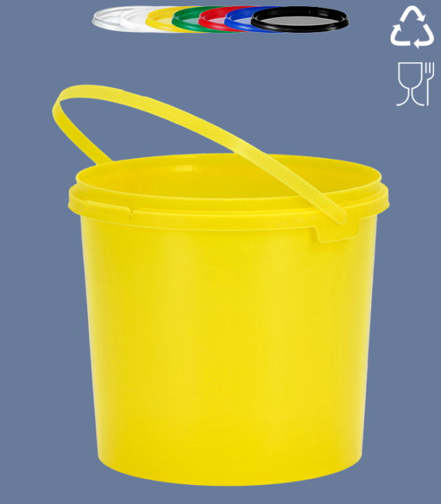 ROUND-BUCKET 2,5 L / YELLOW