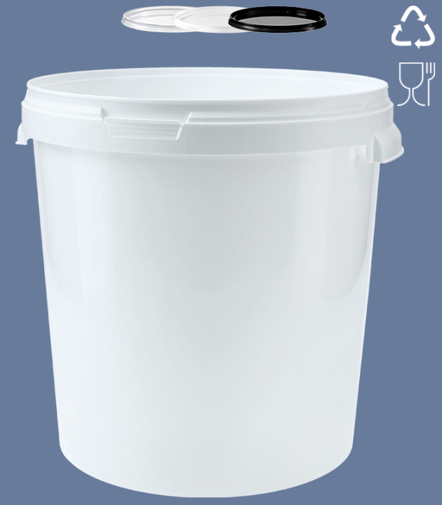 RUND-EIMER 33 L / WEISS