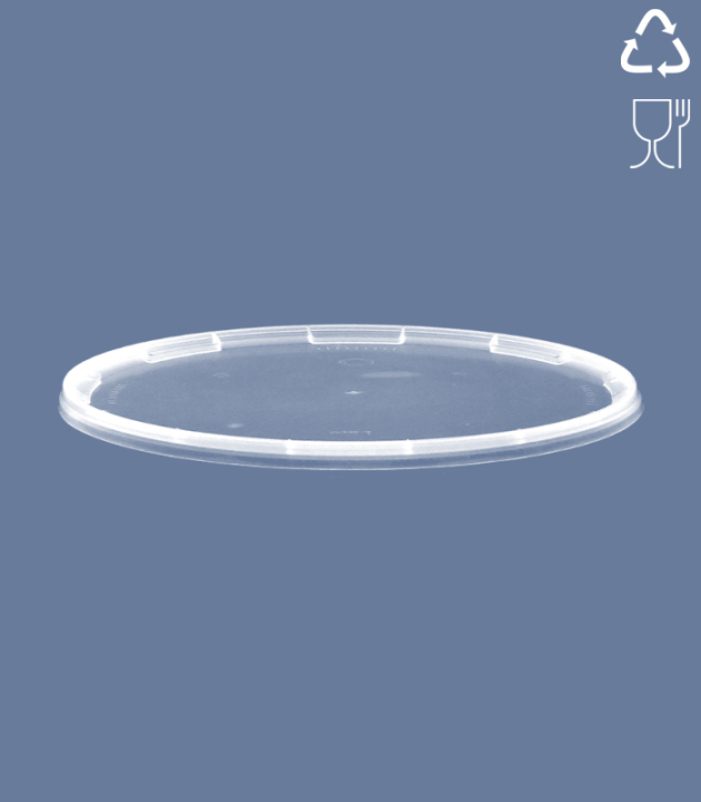 LID FOR 33 L ROUND-BUCKET / TRANSP.