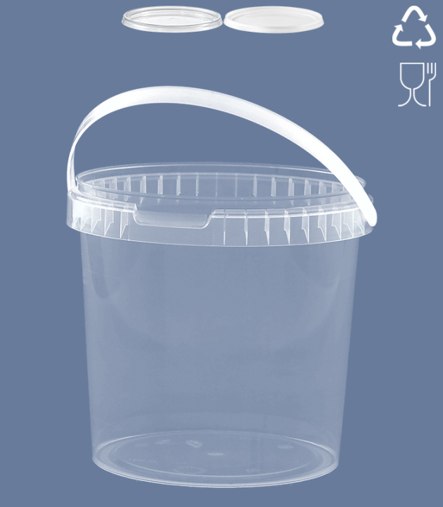 ROUND-BUCKET 1,6 L / TRANSPARENT