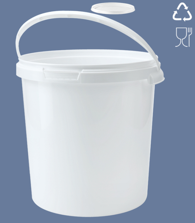 ROUND-BUCKET 15 L / WHITE