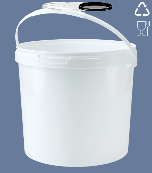 ROUND-BUCKET 12 L / WHITE