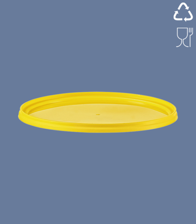 LID FOR 10,8 AND 8 L ROUND-BUCKET / TOP (BH) YELLOW