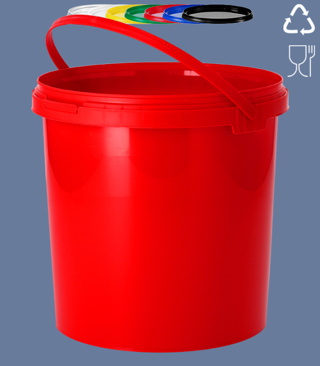 ROUND-BUCKET 10,8 L TOP (BH) / RED