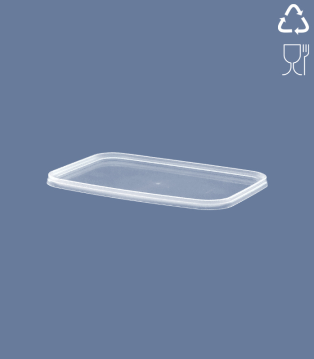 LID FOR SQUARE-BUCKET 5L AND 10,6 L EKO / TRANSP.