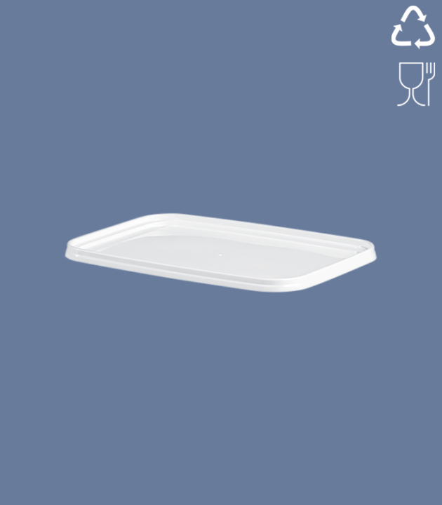 LID FOR SQUARE-BUCKET 5 L AND 10,6 L EKO / WHITE
