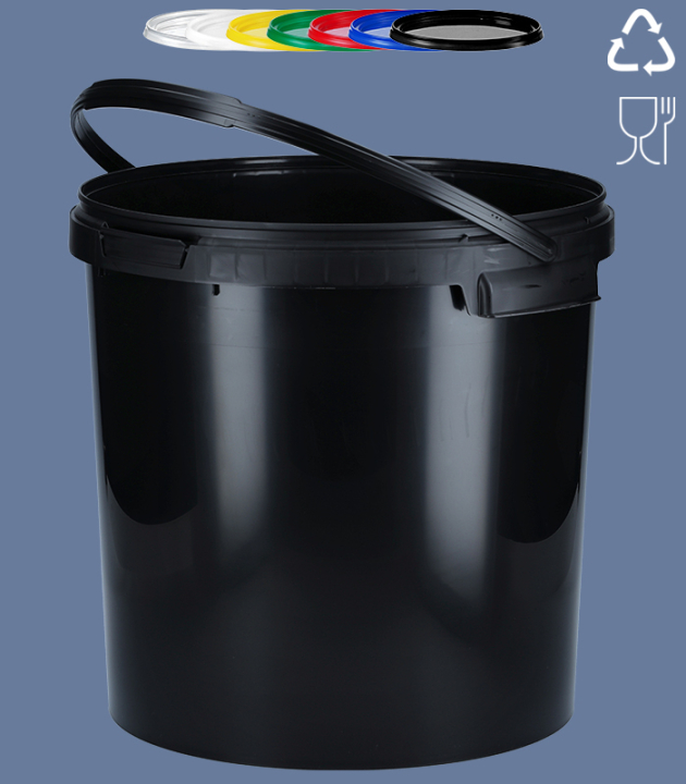 ROUND-BUCKET 20 L / BLACK