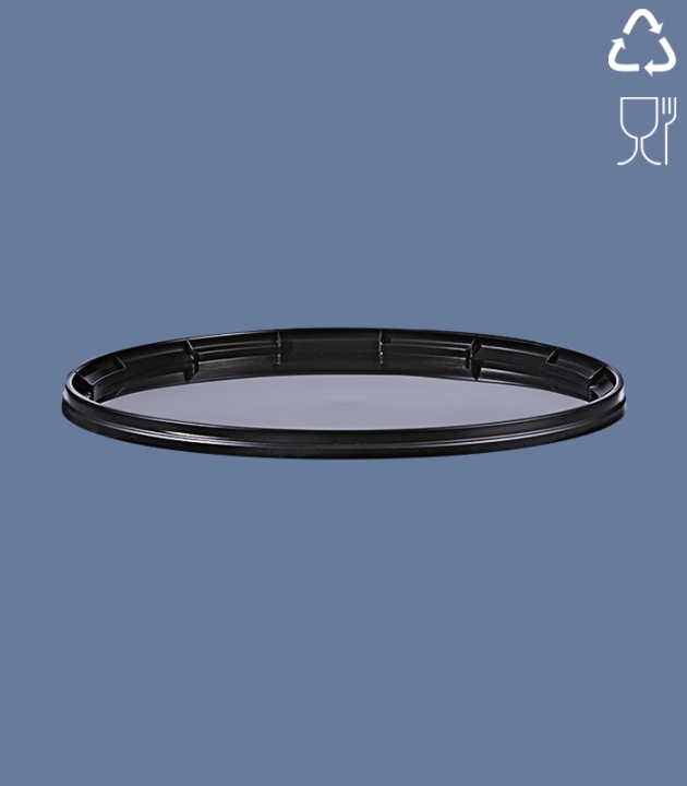 DECKEL ZU RUND-EIMER DM 326 MM / SCHWARZ