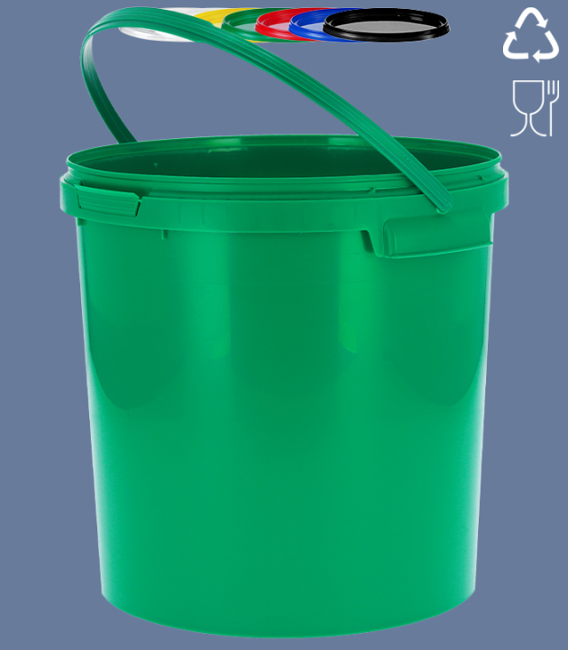 ROUND-BUCKET 20 L / GREEN