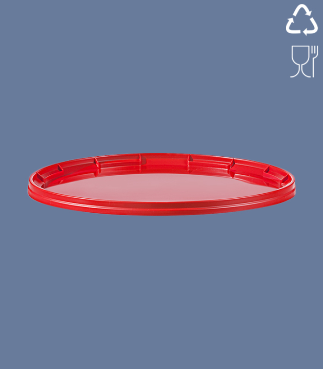 DECKEL ZU RUND-EIMER DM 326 MM / ROT 17,5L;20L;25L