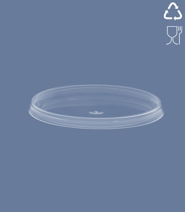 LID FOR CUP TOP / DM Ø 95 mm / TRANSP.