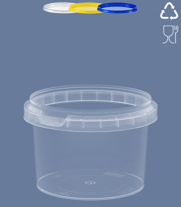 ROUND-CUP TOP 280 ML / Ø 95 mm /  TRANSPARENT