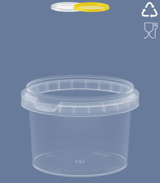 ROUND-CUP TOP 280 ML / Ø 95 mm /  TRANSPARENT