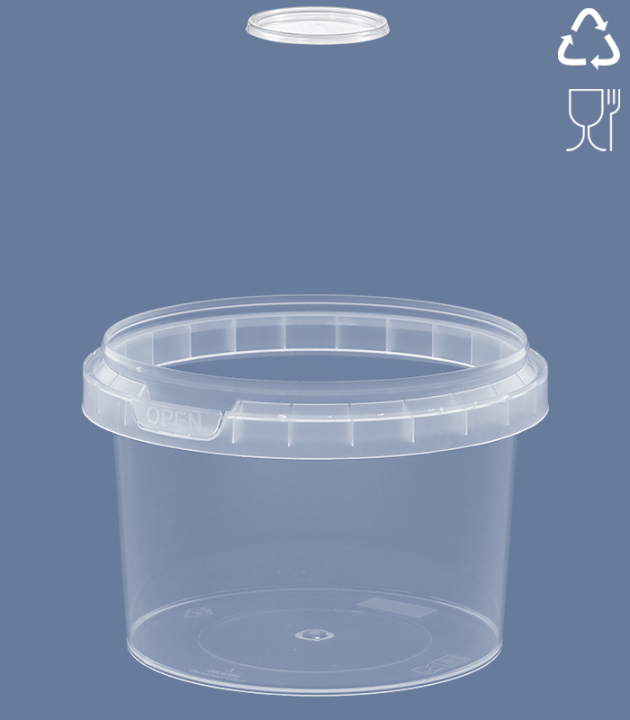 RUND-BECHER TOP 280 ML / Ø 95 mm /  TRANSPARENT