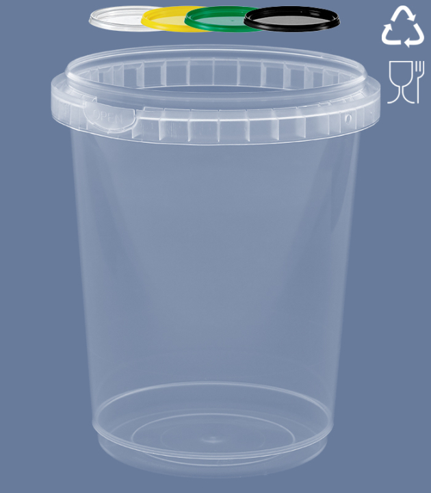 ROUND-CUP TOP 1.025 ML / Ø 118 mm / TRANSPARENT