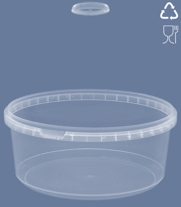 RUND-BECHER 1.500 ML / TOP Ø 184 mm / TRANSP.