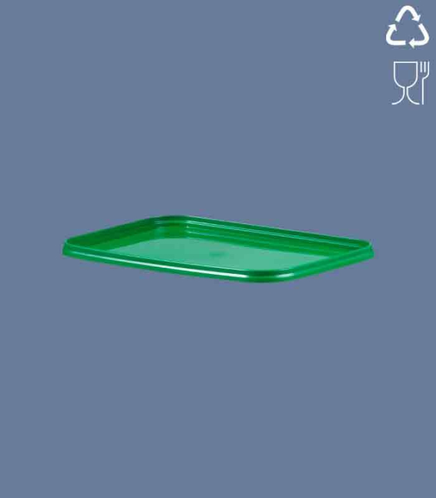 LID FOR 2,5 L RECTANGULAR-BUCKET / GREEN