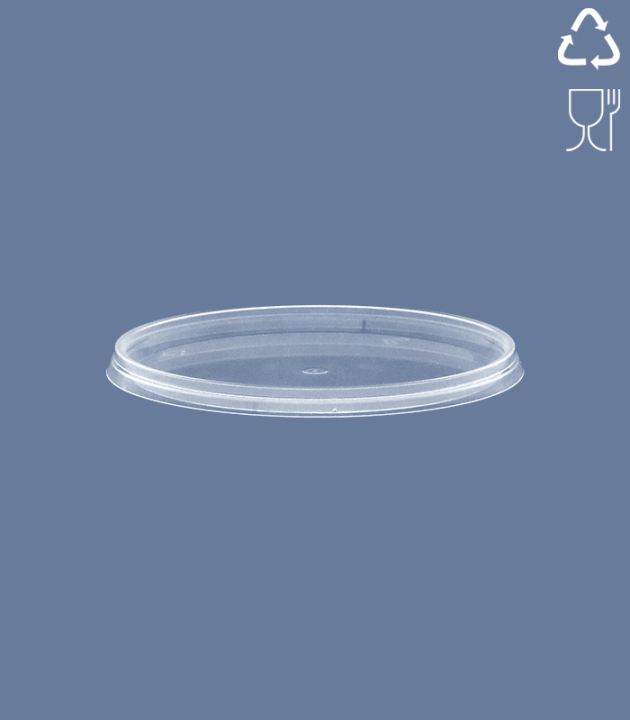 DECKEL ZU 1,2 L RUND-EIMER / TRANSPARENT BIS/5-6