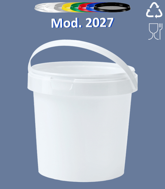 RUND-EIMER 1,2 L / WEISS | Mod. 2027