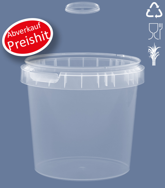 RUND-BECHER 700 ML / NatureBased 50+ / Ø 118 mm / TRANSP.