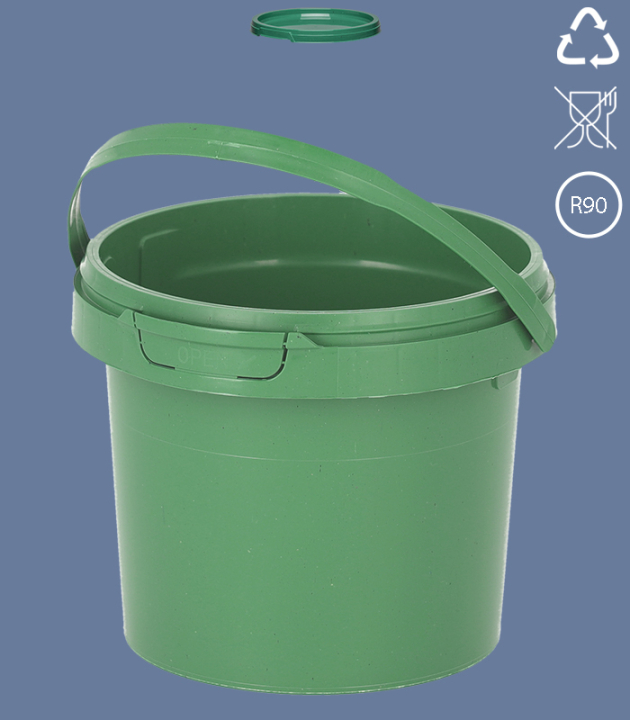 ROUND-BUCKET 860 ML Re90 / GREEN