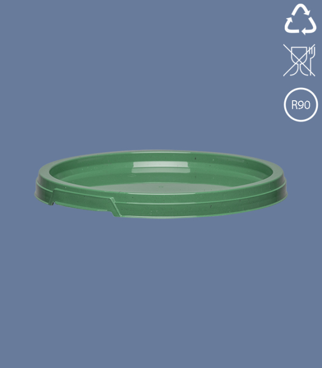 DECKEL ZU RUNDEIMER 860 ML + 1,2 L Re90 / GREEN