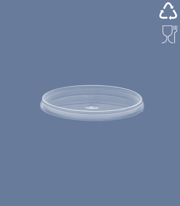 LID FOR CUP TOP / DM Ø 68 mm / TRANSP.