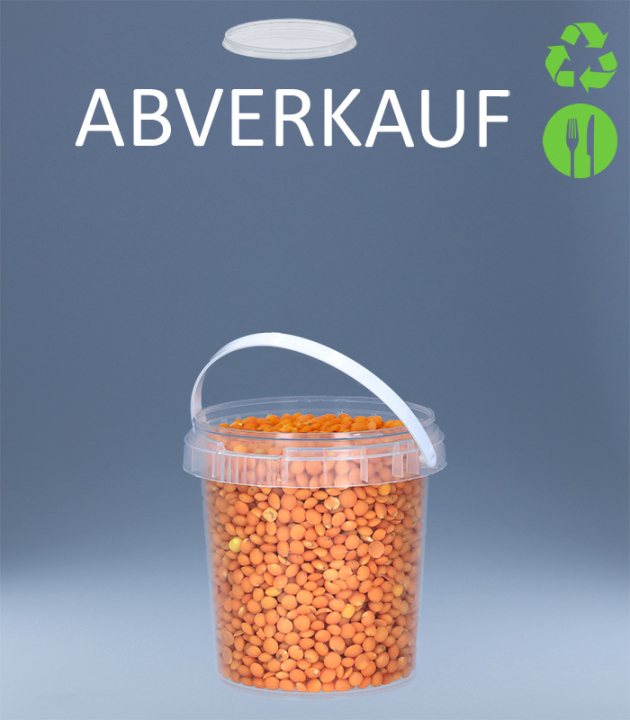 RUND-EIMERCHEN 155 ML Ø 71 mm/ TRANSP.