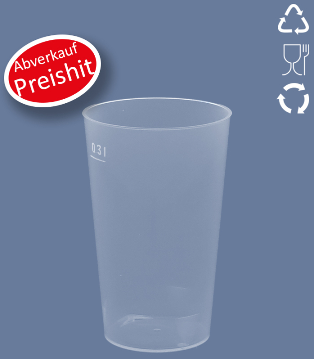 MEHRWEG - TRINKBECHER MeWe125 - 0,3 LITER