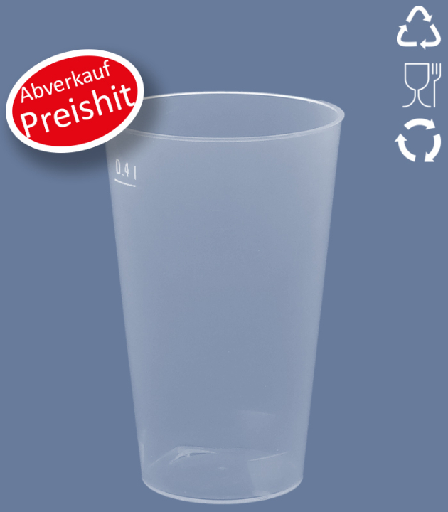 MEHRWEG - TRINKBECHER MeWe125 - 0,4 LITER