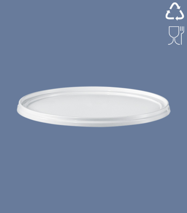 LID FOR ROUND-CUP / DM Ø 167 MM / WHITE