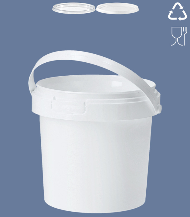 RUND-EIMER 0,66 L / Ø 109 MM / WEISS